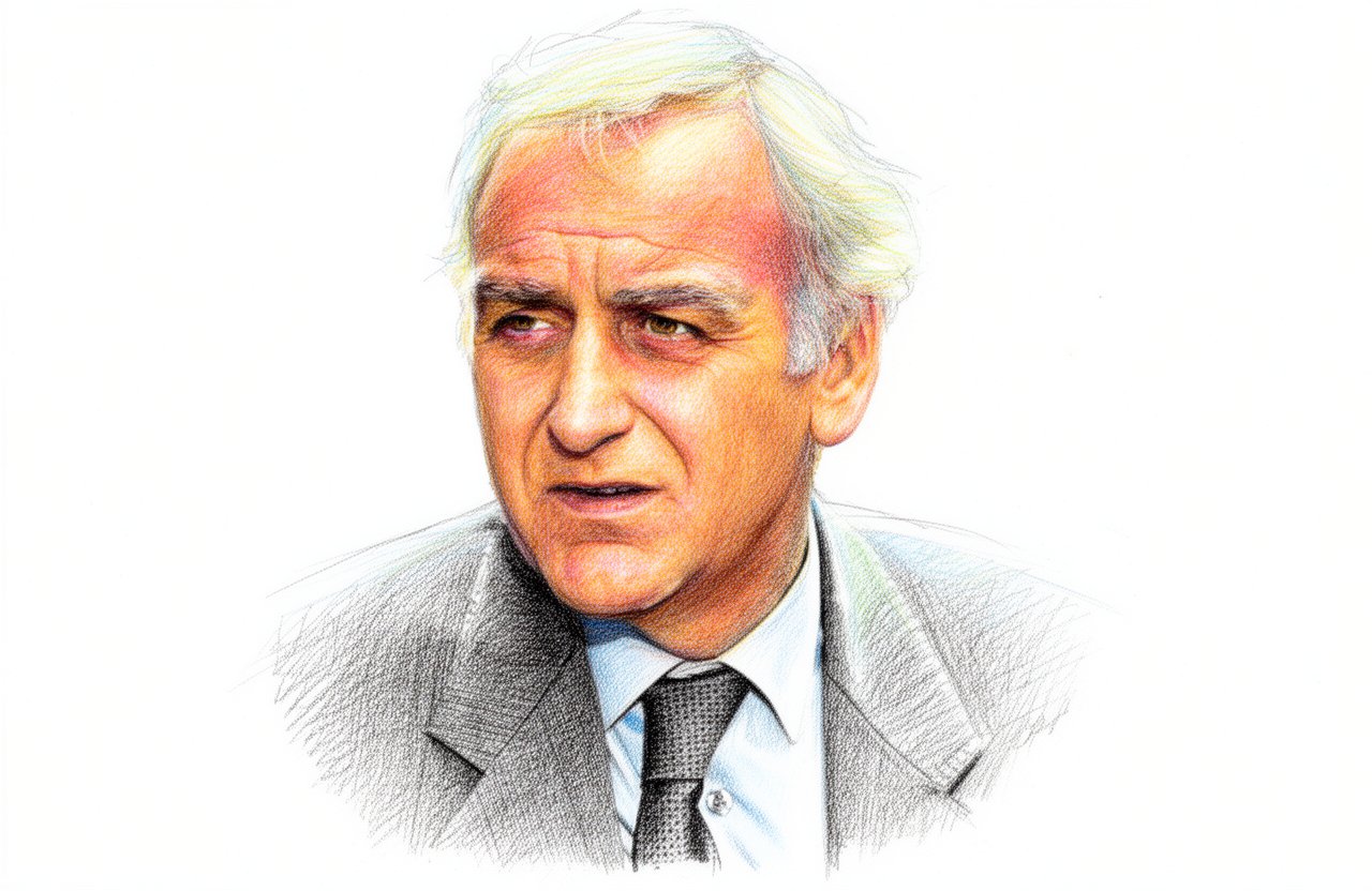 Drawn portrait of John Thaw