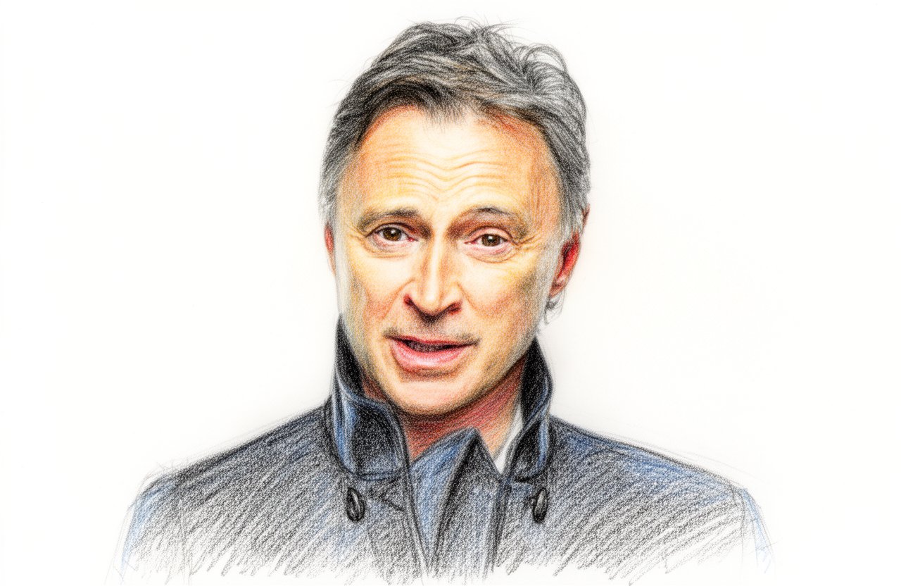 Drawn portrait of Robert Carlyle