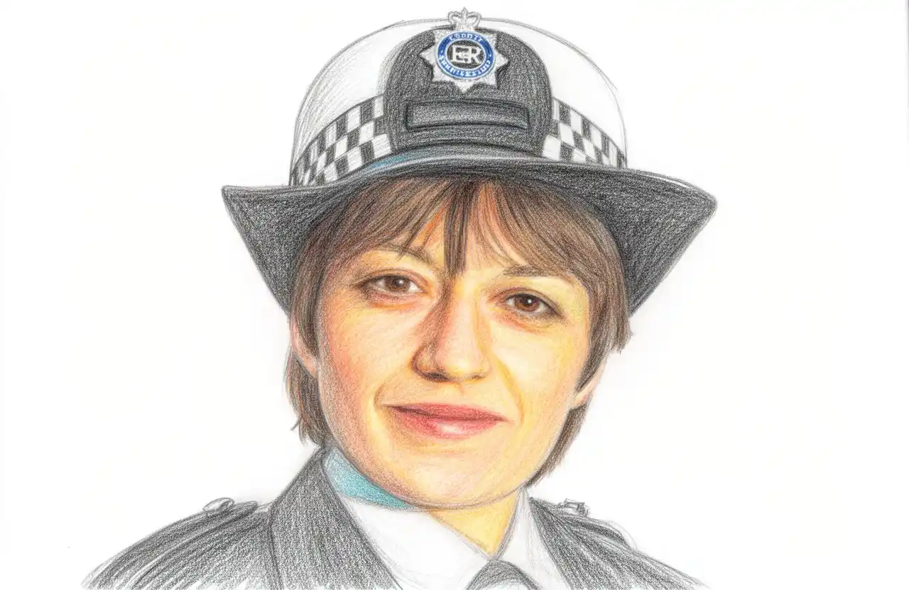 Drawn portrait of Stephanie Turner
