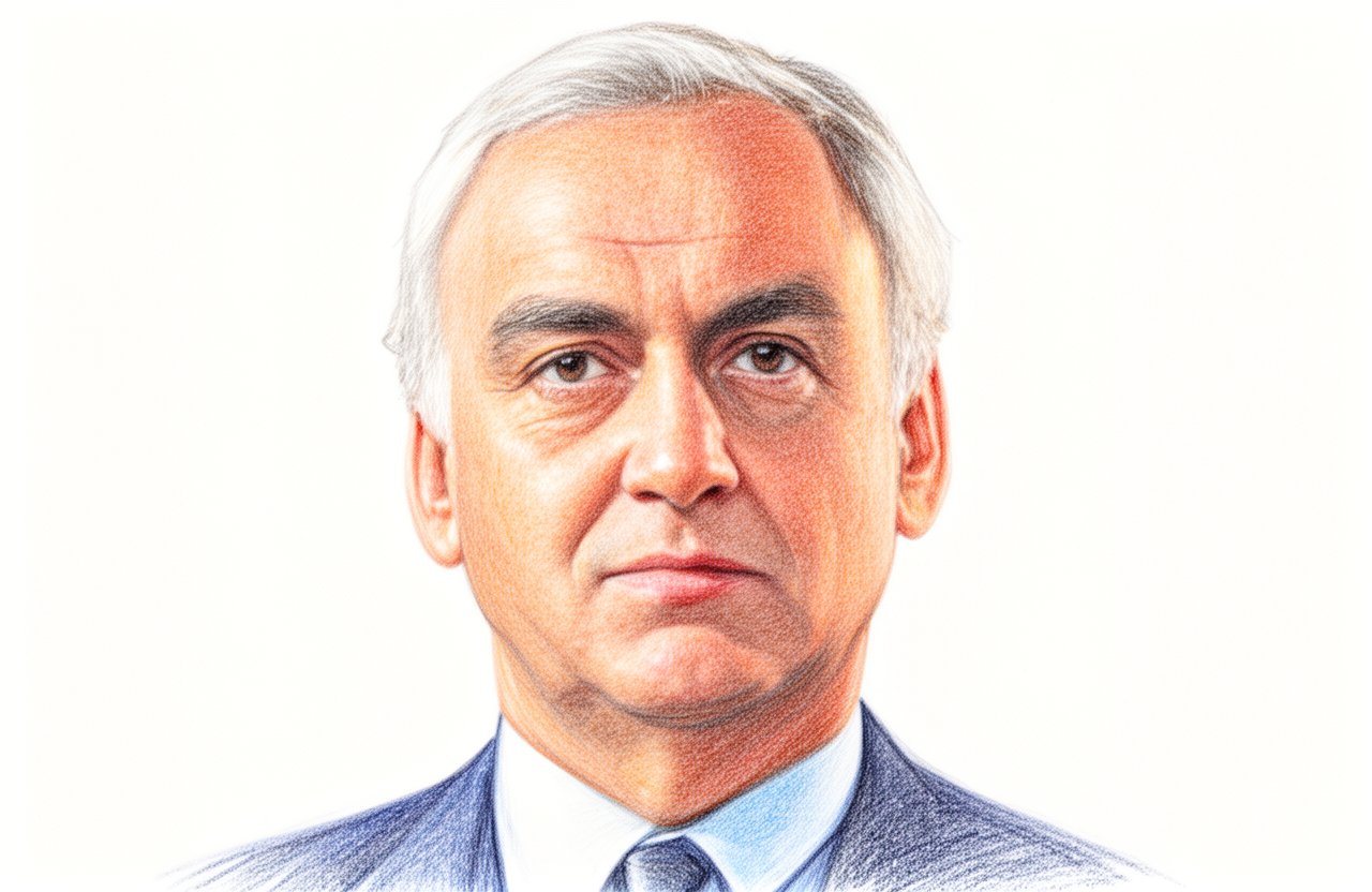 Drawn artwork for Inspector Morse