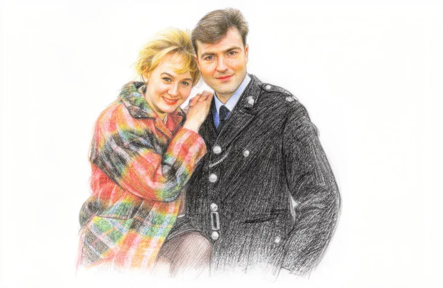 Heartbeat. Set during the 1960s in the fictional North Yorkshire village of Aidensfield. Starring Nick Berry.