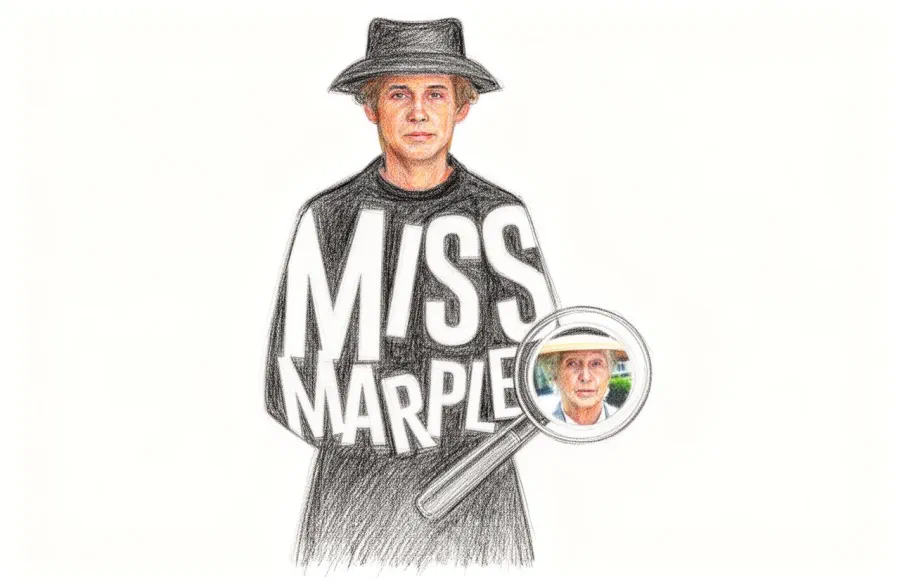 Miss Marple. An elderly lady and amateur detective whose sharp mind helps her solve a series of seemingly baffling cases. Starring Joan Hickson, Kevin Whately and Gwen Watford.