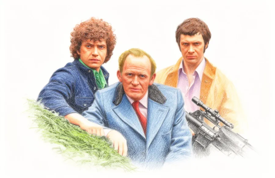 The Professionals. The lives of Bodie and Doyle, top agents for Britain's CI5 (Criminal Intelligence 5), and their controller, George Cowley. Starring Martin Shaw, Lewis Collins and Gordon Jackson.