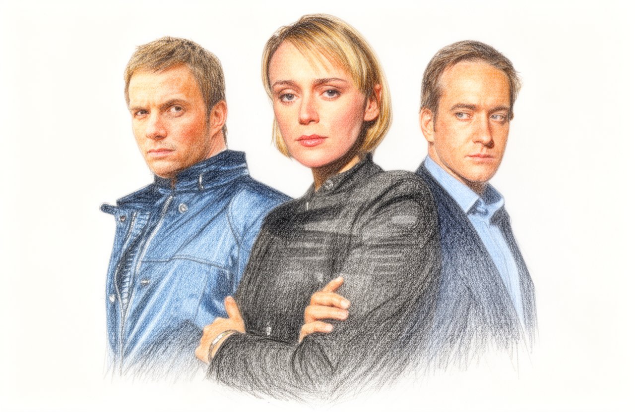 Drawn artwork for Spooks
