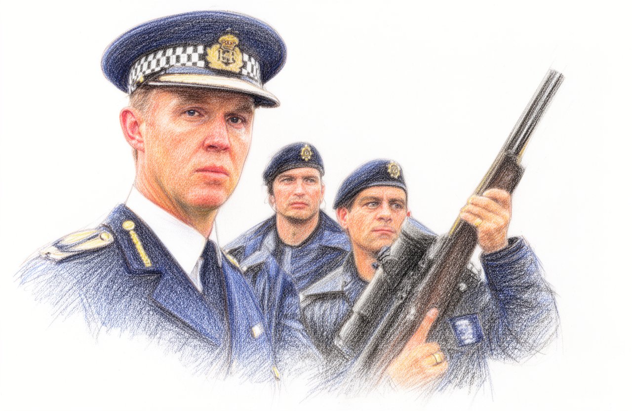 Drawn artwork for The Chief